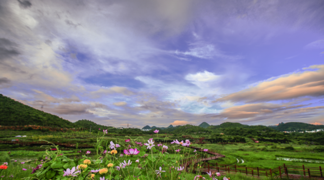 黄果树旅游区的美景。