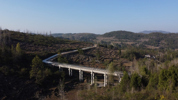 夹水岩输水管网。