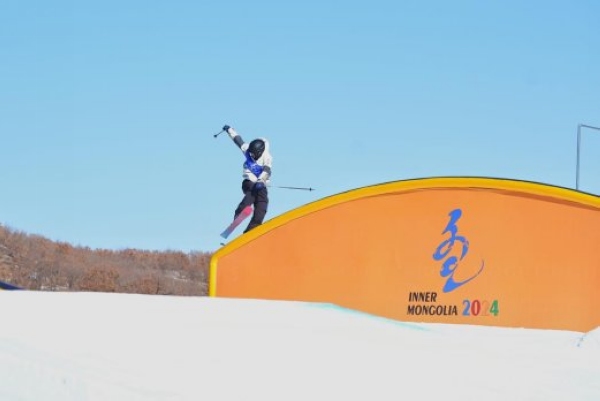 刘鑫鹏在自由式滑雪公开组坡面障碍技巧中获得铜牌.jpg